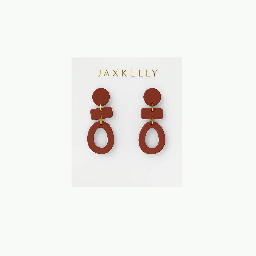 Three Tier Clay Earring