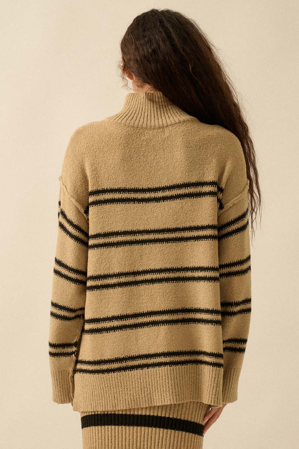 Latte Striped Sweater