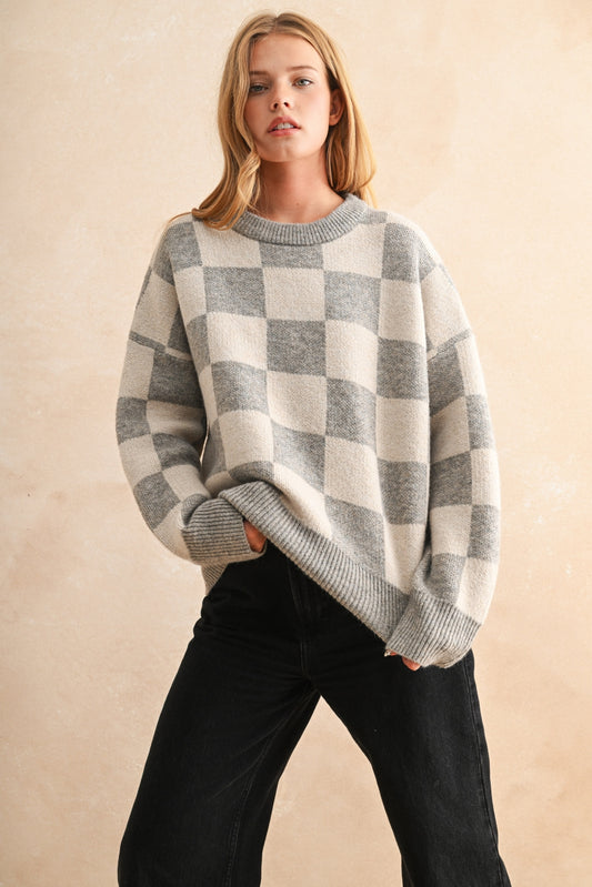 Checkered Sweater