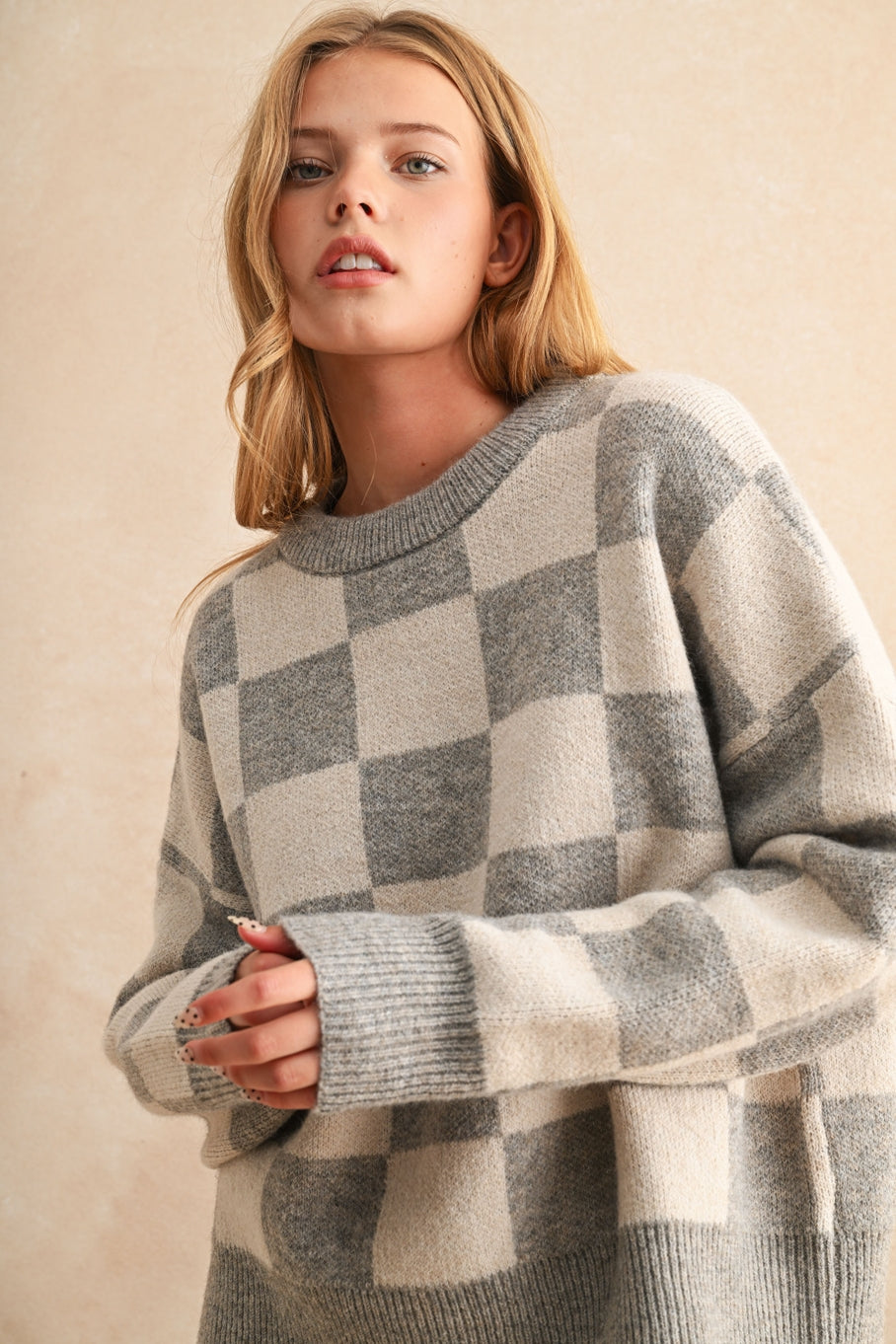 Checkered Sweater