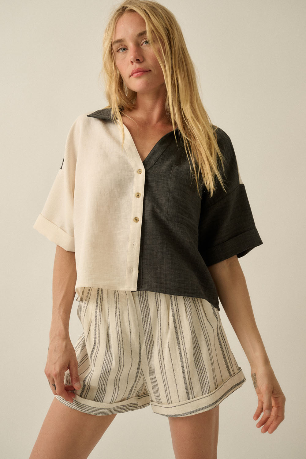 The Colorblock Blouse