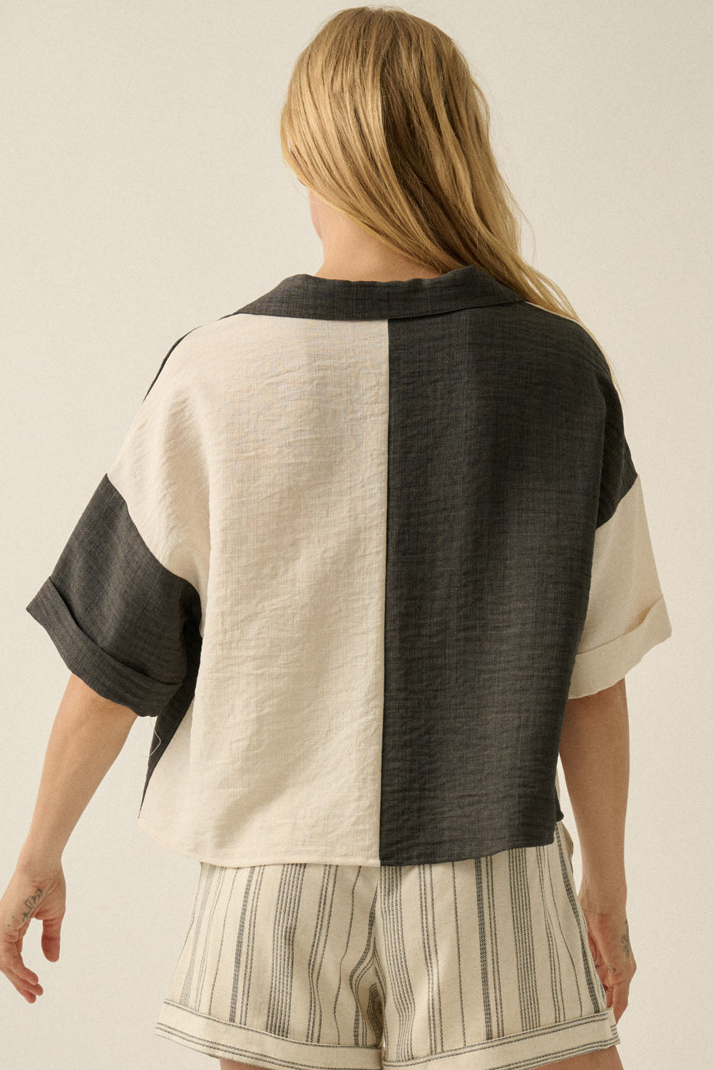 The Colorblock Blouse