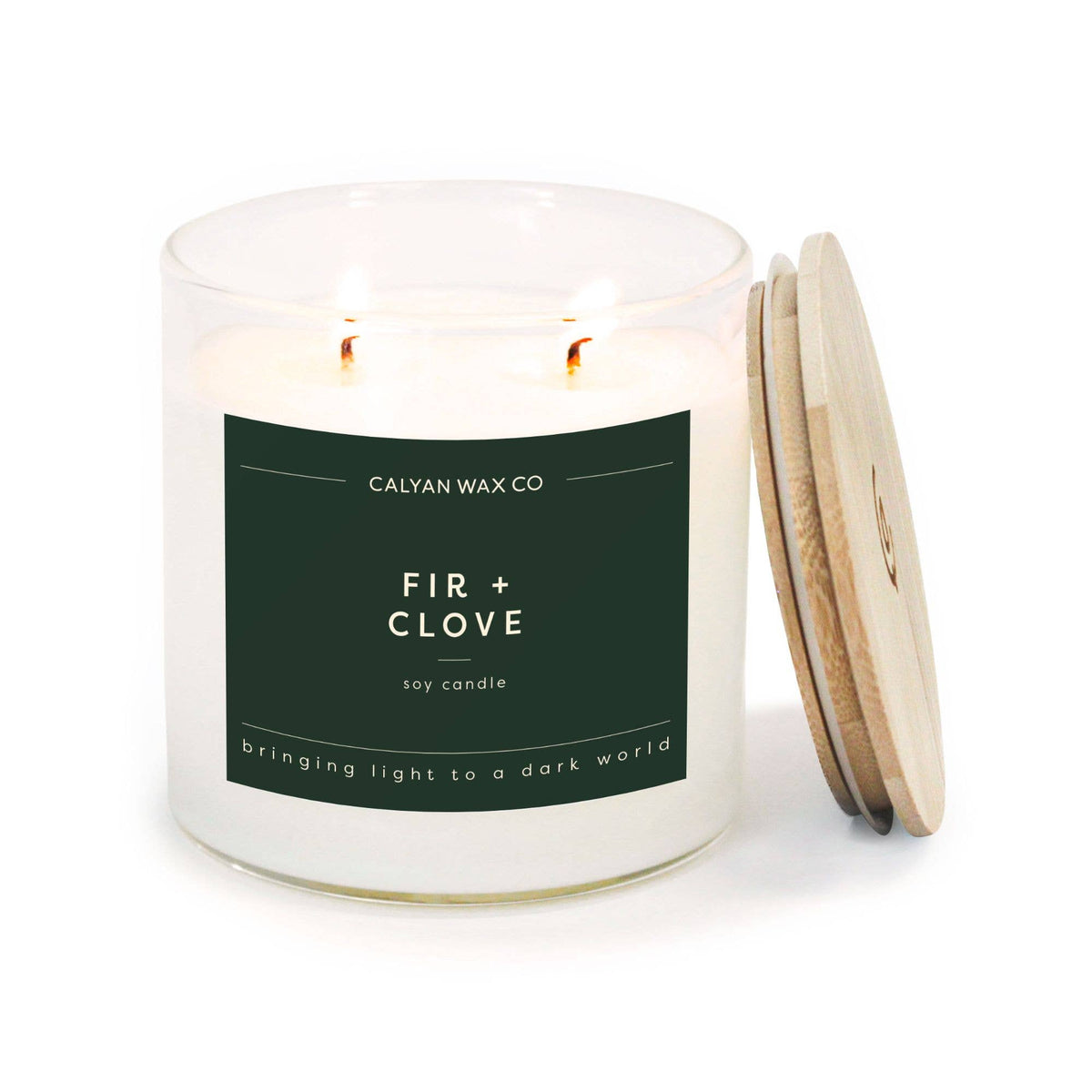 Soy Candle | Fir + Clove | 8.8oz Signature Candle