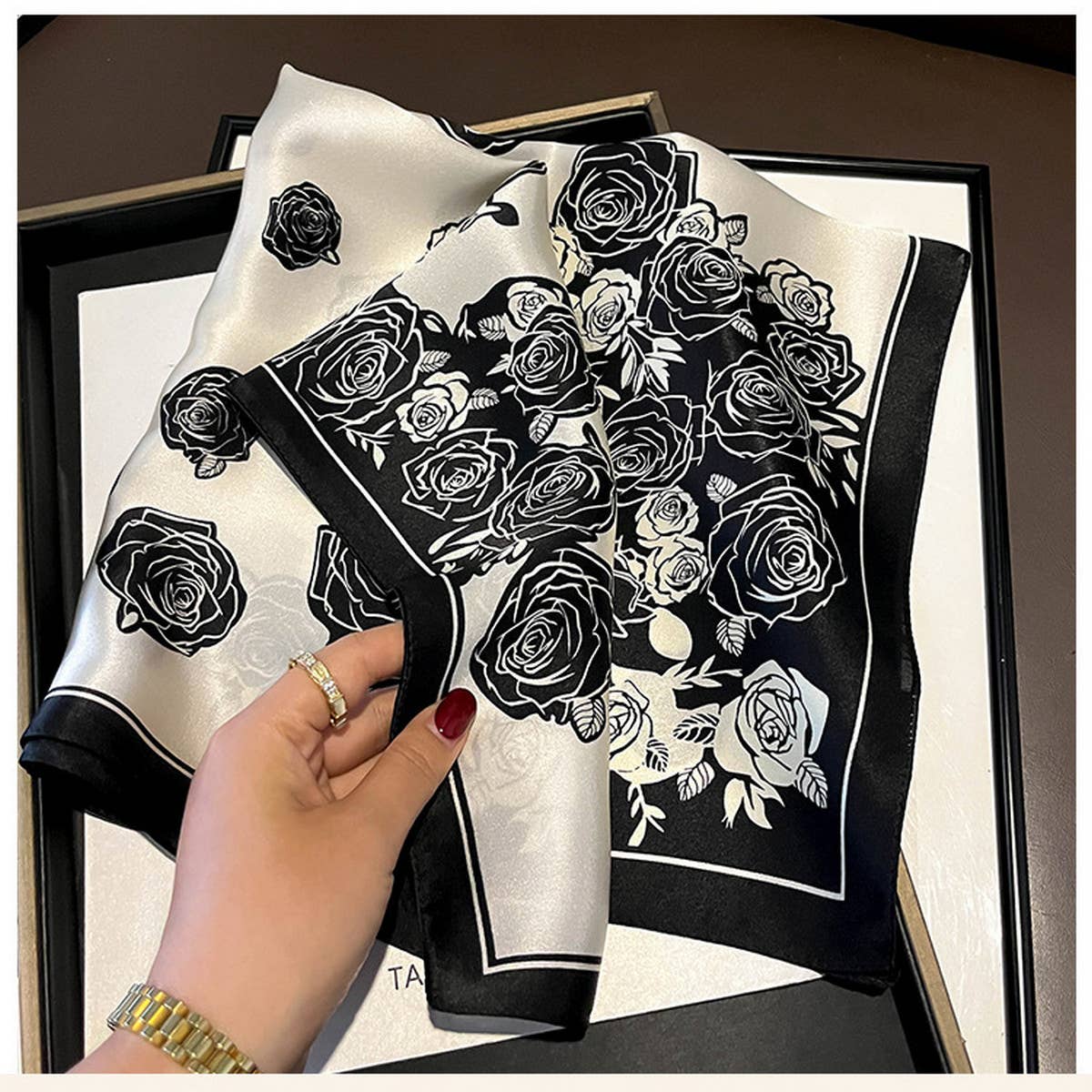 Rose's Silk Scarf