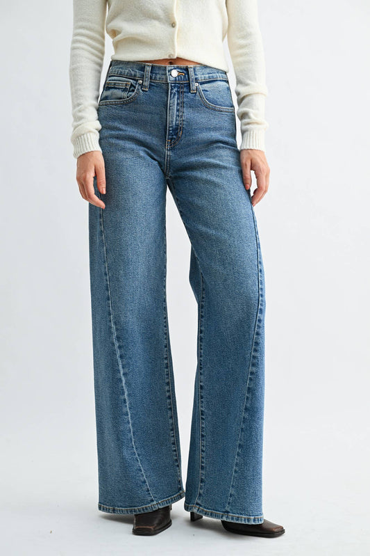 Twisted Seam Wide Leg