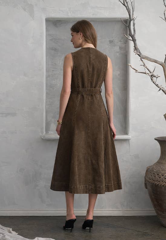 Western Midi Dress