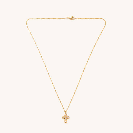Pearl Cross Necklace