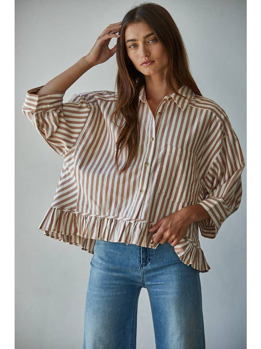 Striped Button Down