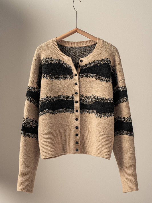 Western Strip Cardigan