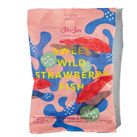 Sweet Wild Strawberry Fish ~ Swedish Candy