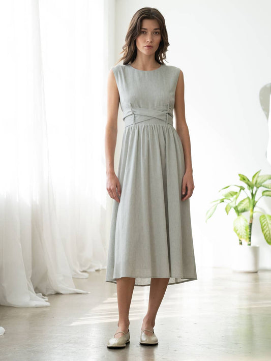 Fit & Flare Midi Dress