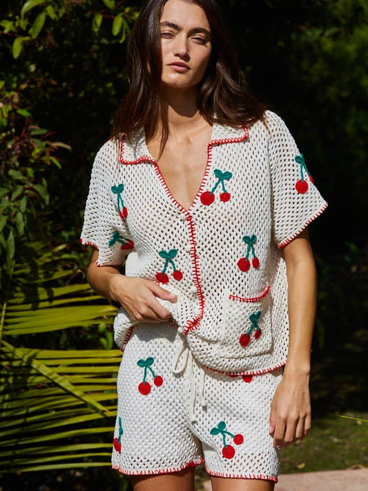 Cherry Knit Bottom