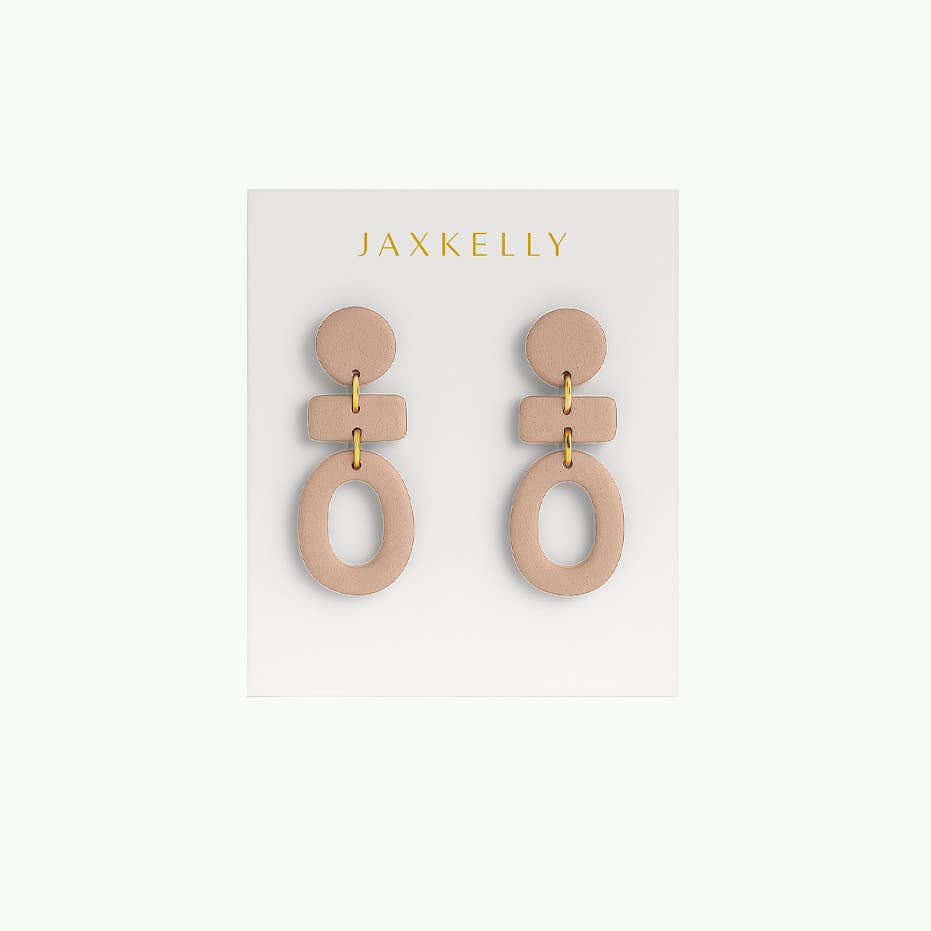 Three Tier Clay Earring