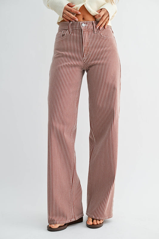 The Striped Relaxed Straight