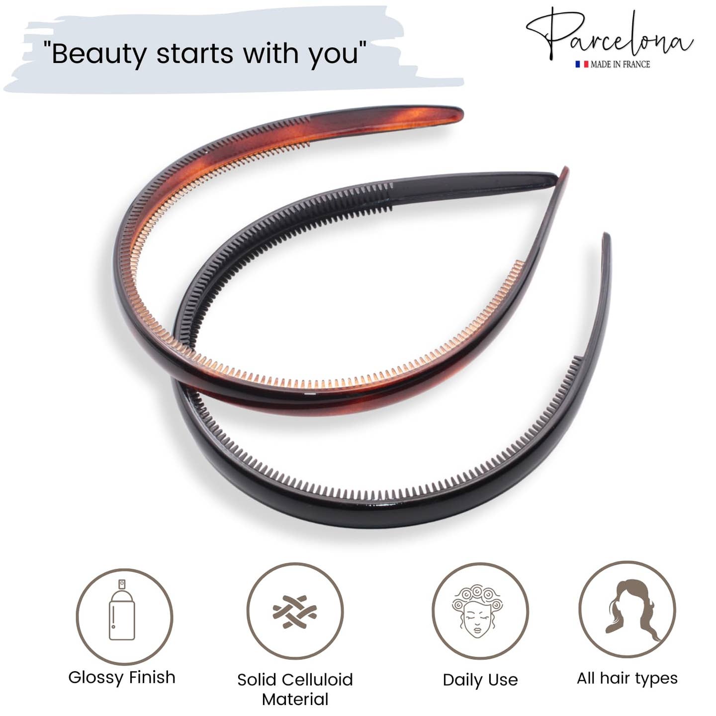 Rag Shell and Black Thin Headband