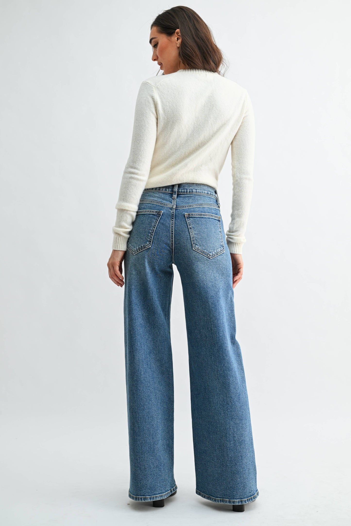 Twisted Seam Wide Leg
