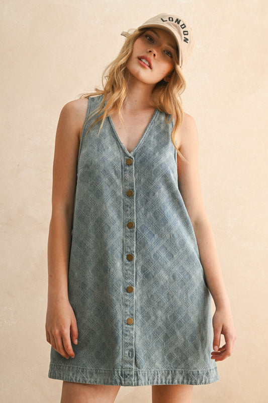 Diamond Denim Dress