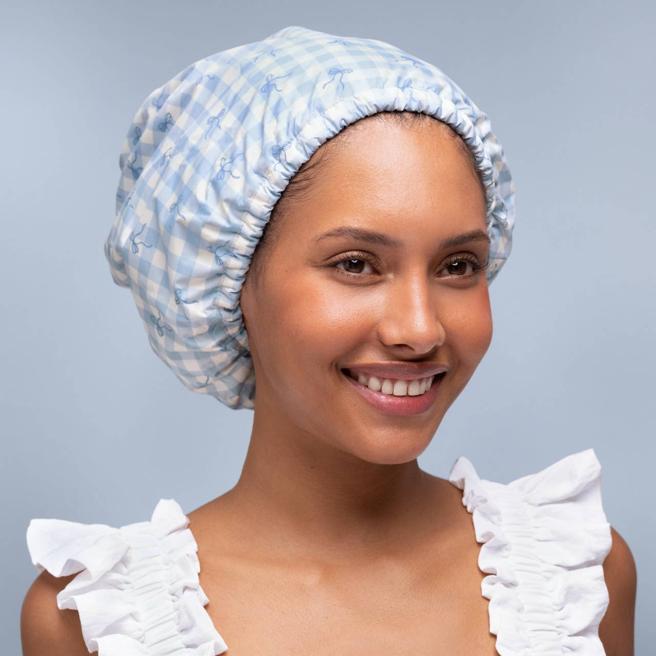 Satin Lined Flexi Shower Cap