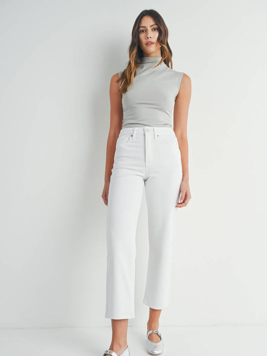 Vintage Straight White