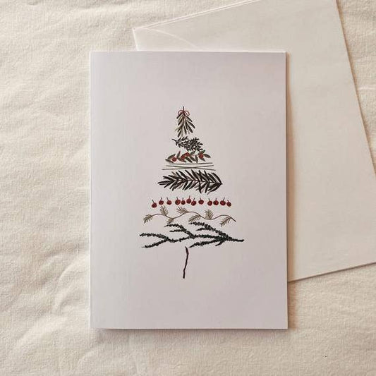 "Minimal Christmas Tree" Greeting Card