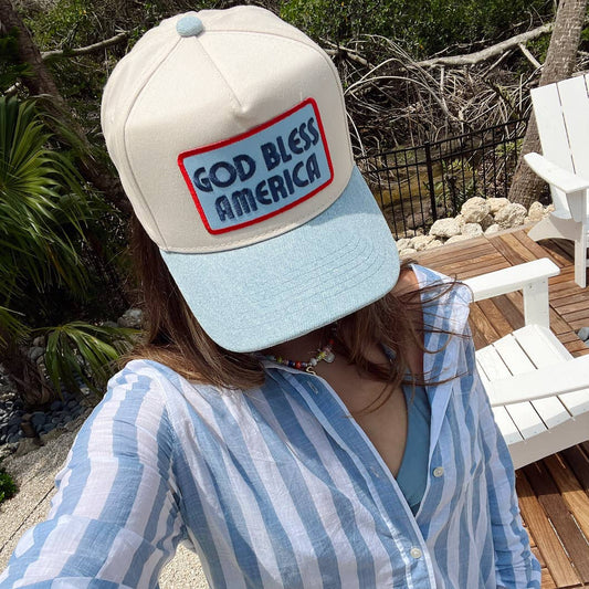 "God Bless America" Trucker Hat