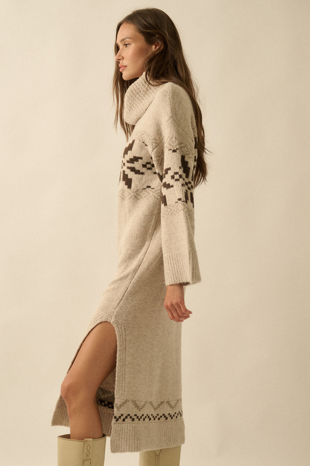 Snowflake Sweater Dress