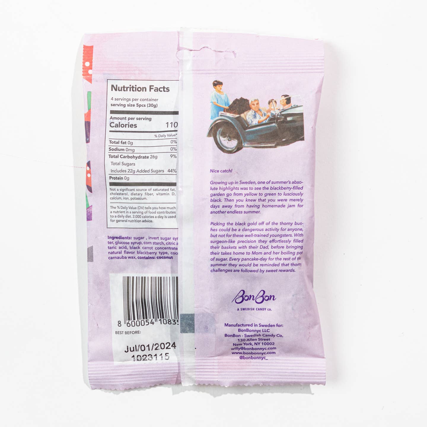 Sour Blackberry Fish ~ Swedish Candy