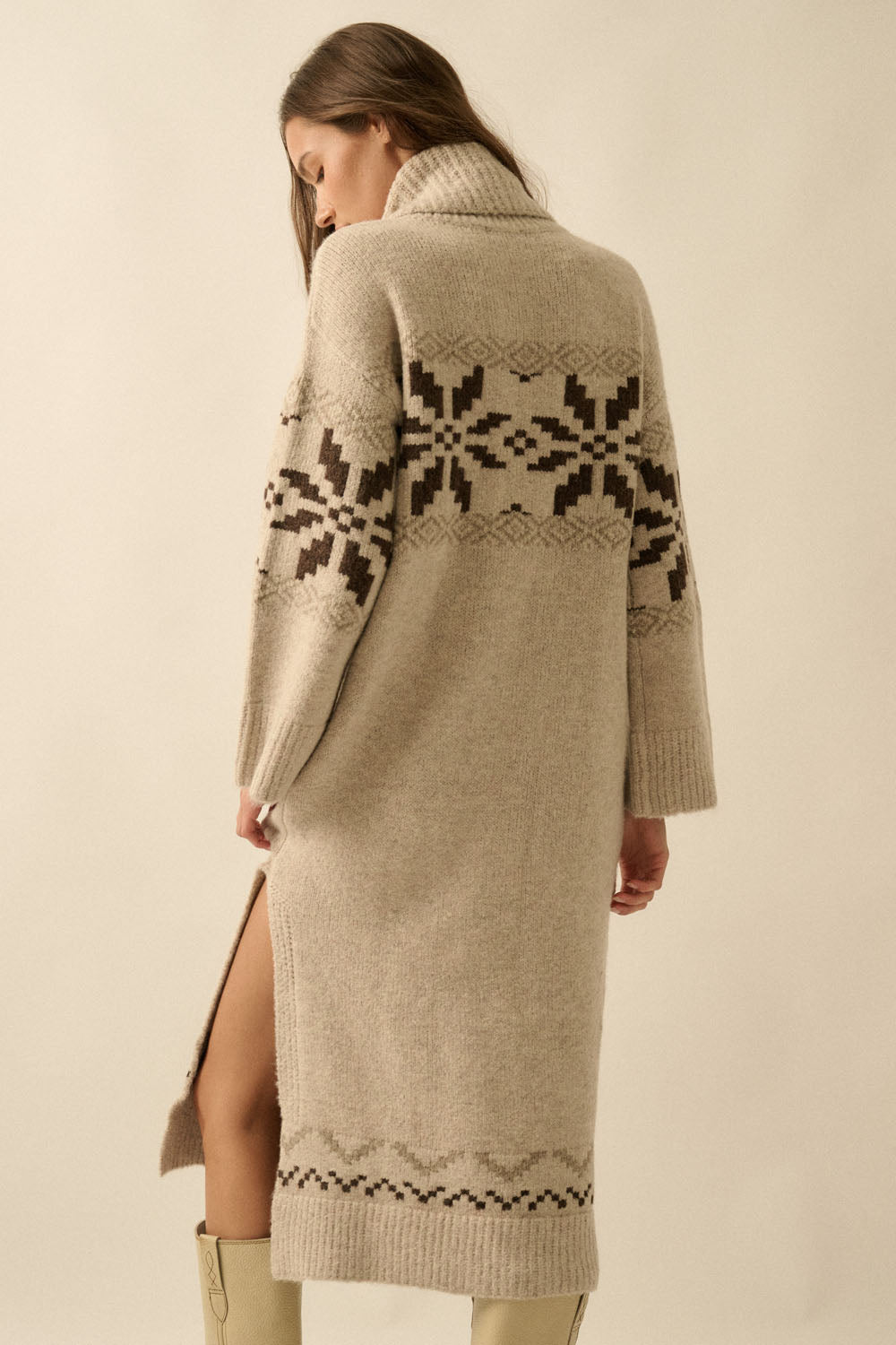 Snowflake Sweater Dress