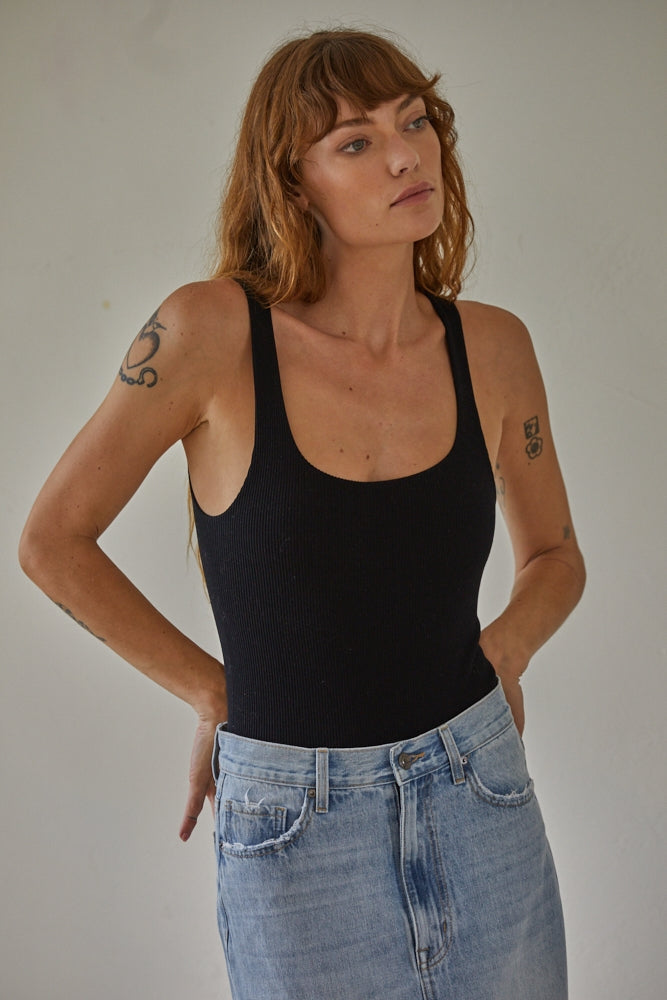 Seamless Ribbed Bodysuit