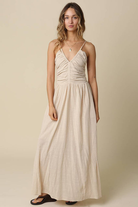 Mary V-Neck Maxi Dress