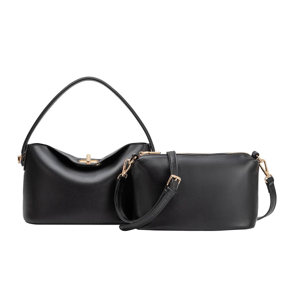 Lana Black Crossbody Bag
