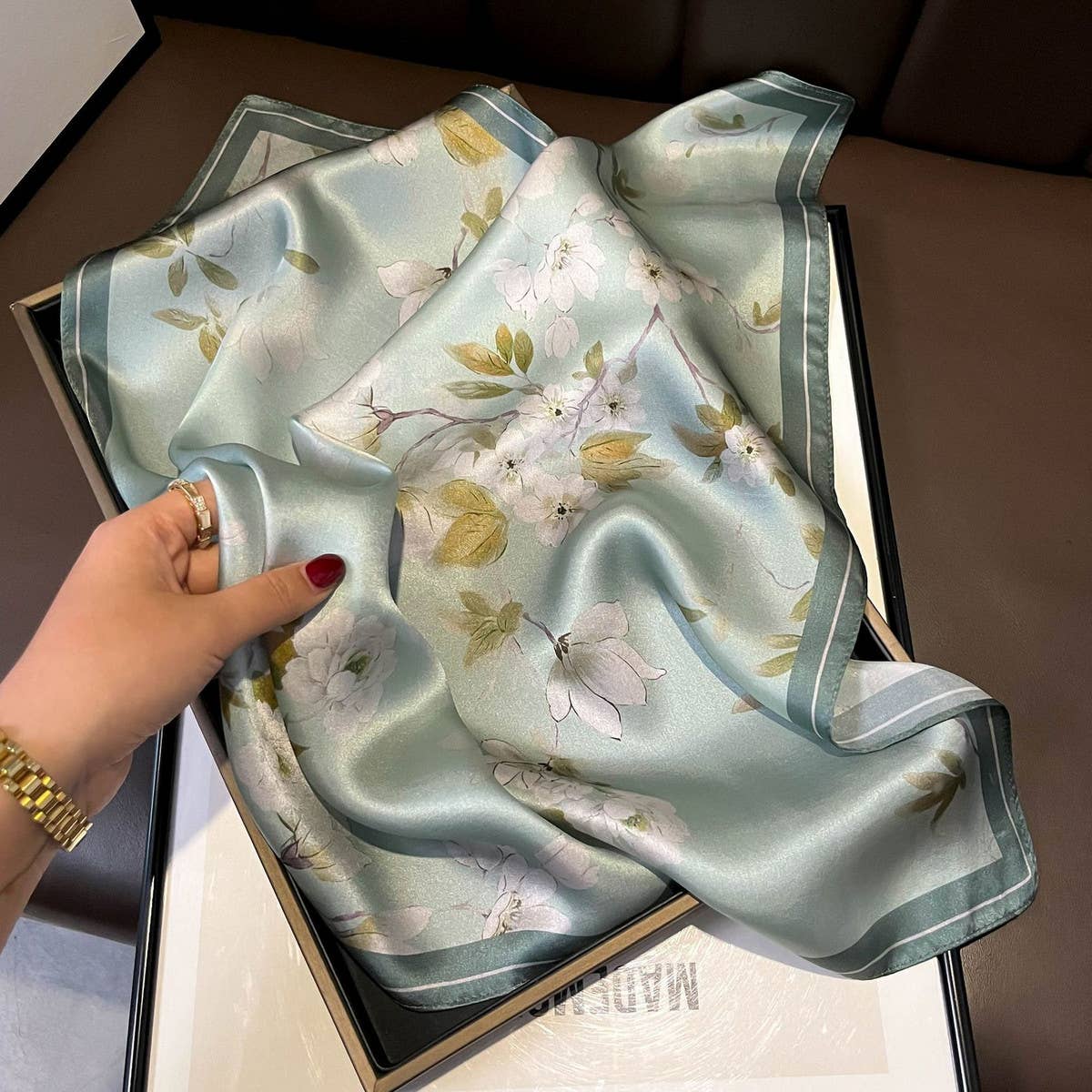 Blossoms Silk Scarf