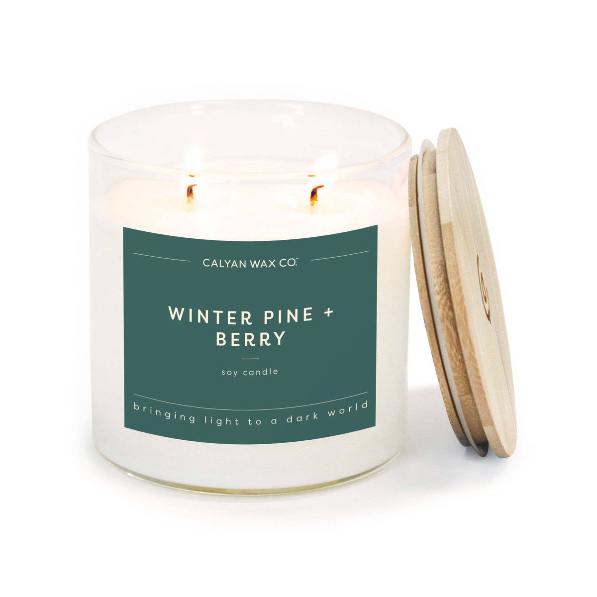 Soy Candle | Winter Pine + Berry | 8.8oz Signature Candle