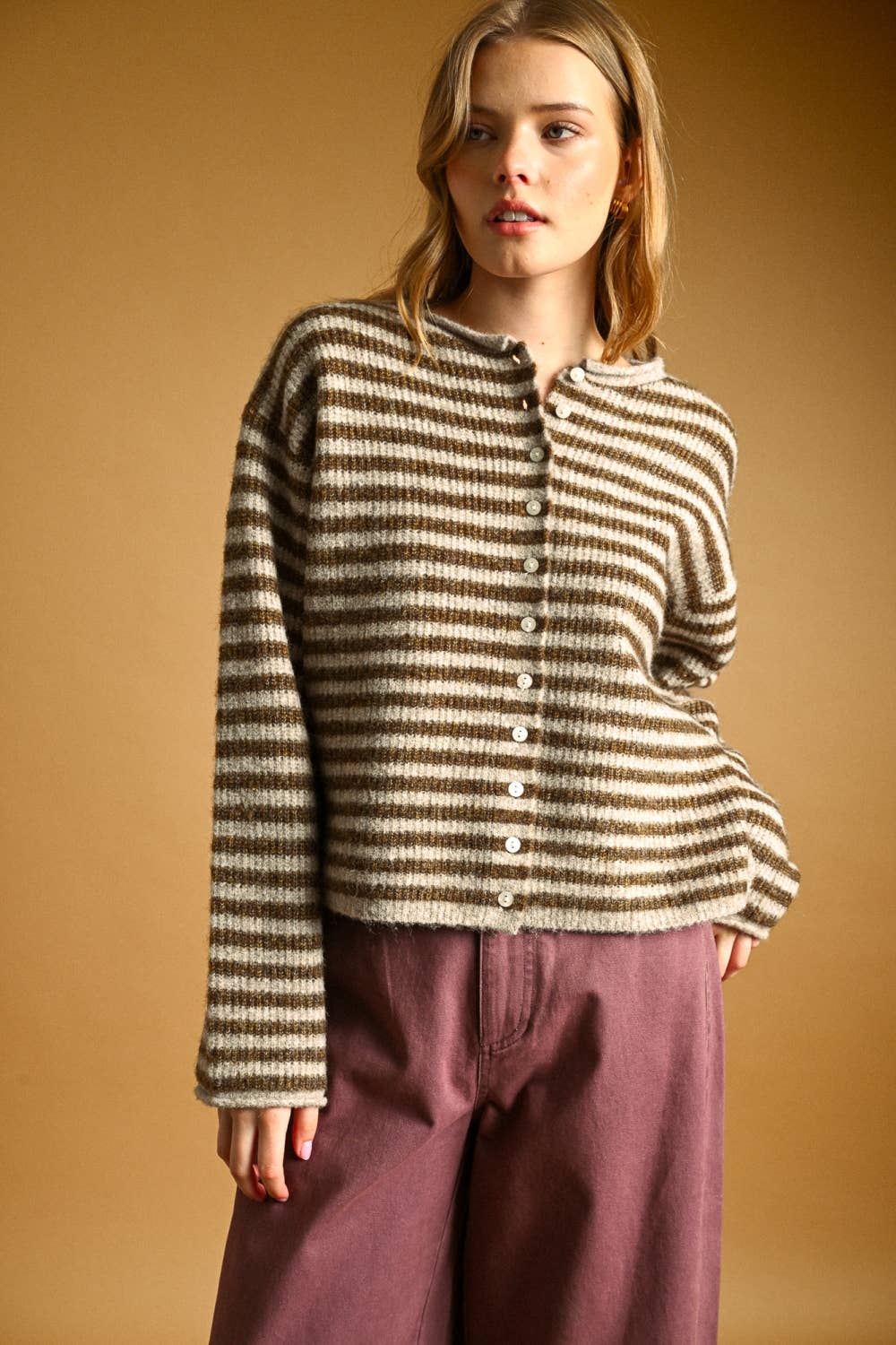 Callie's Striped Cardigan