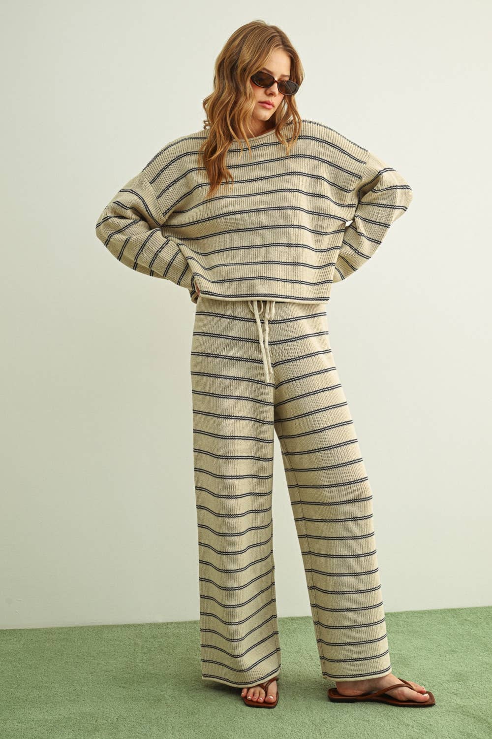 Lazy Daze Striped Sweater