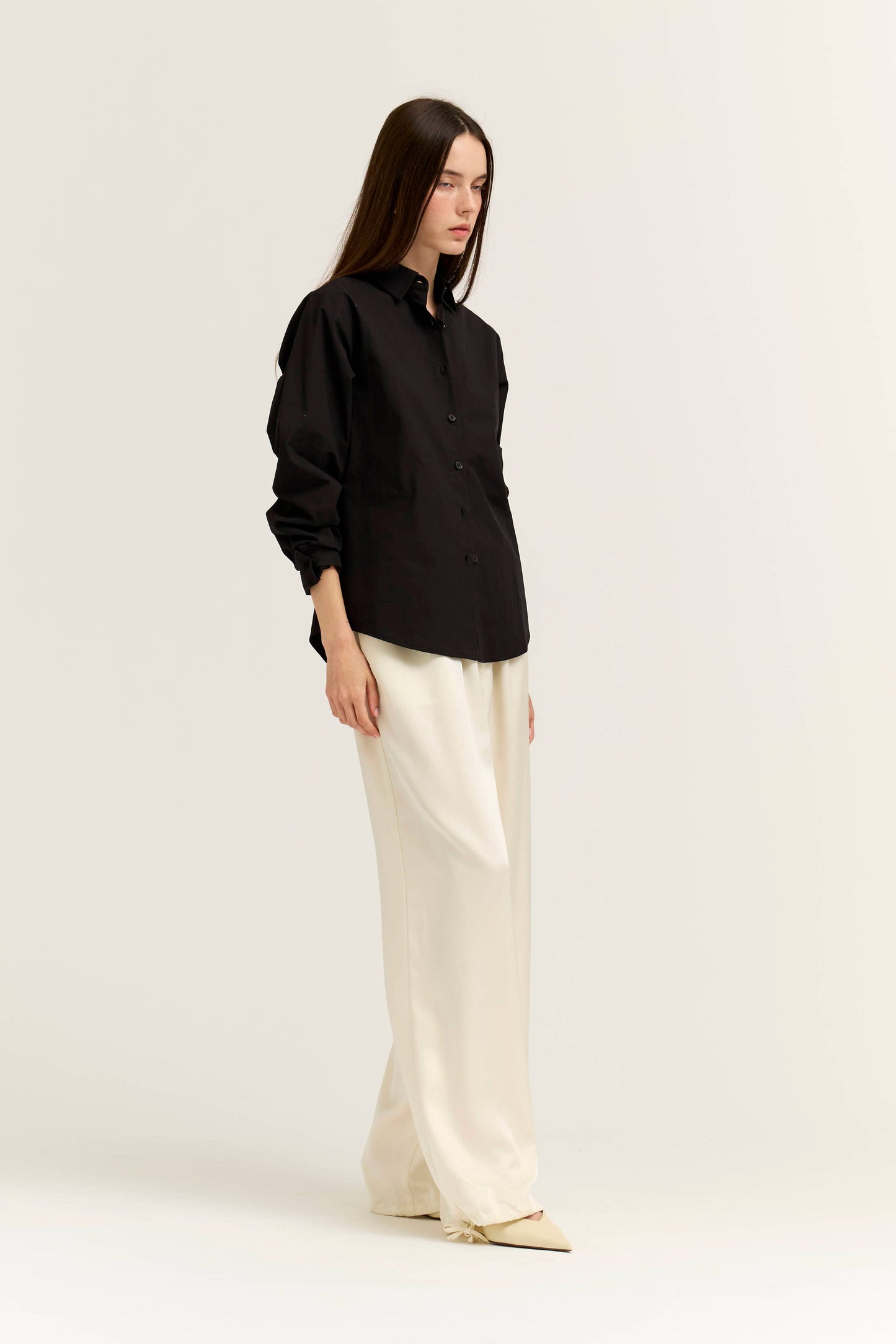 Basic Black Button Up
