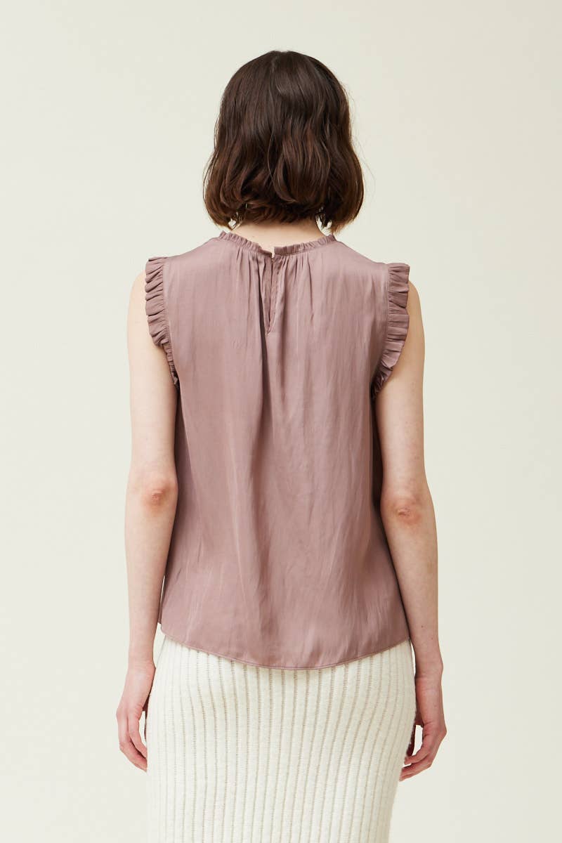 Ruffle Sleeve Blouse