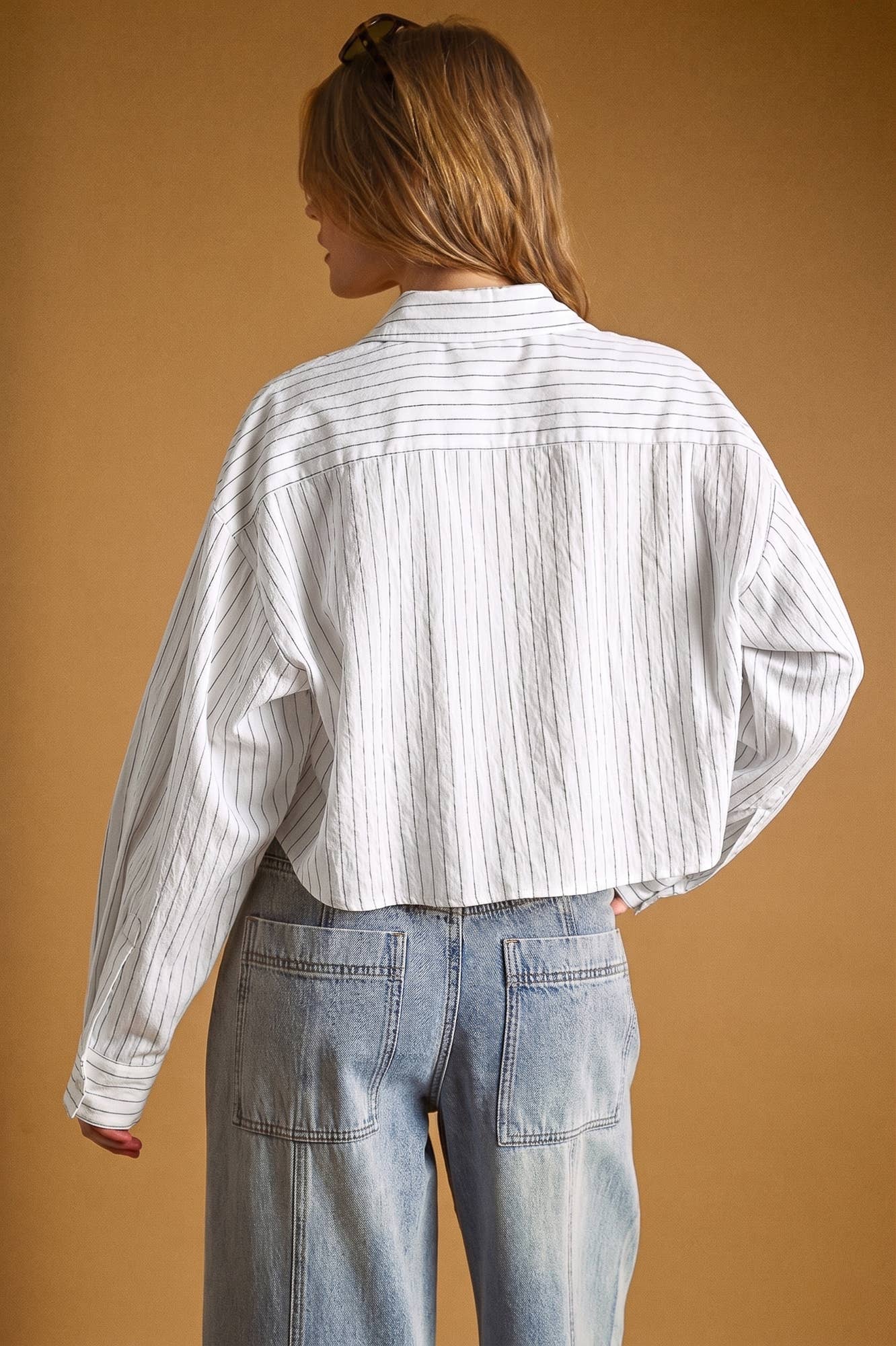 Pinstripe Button Down