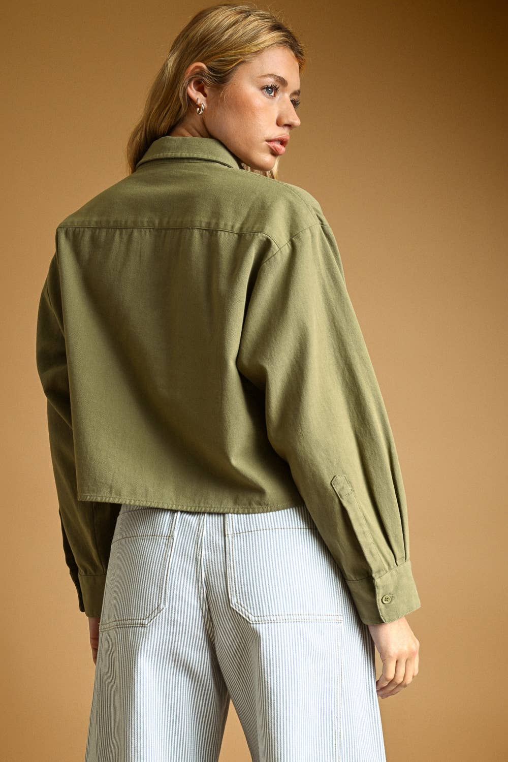 Cropped Work Shirt