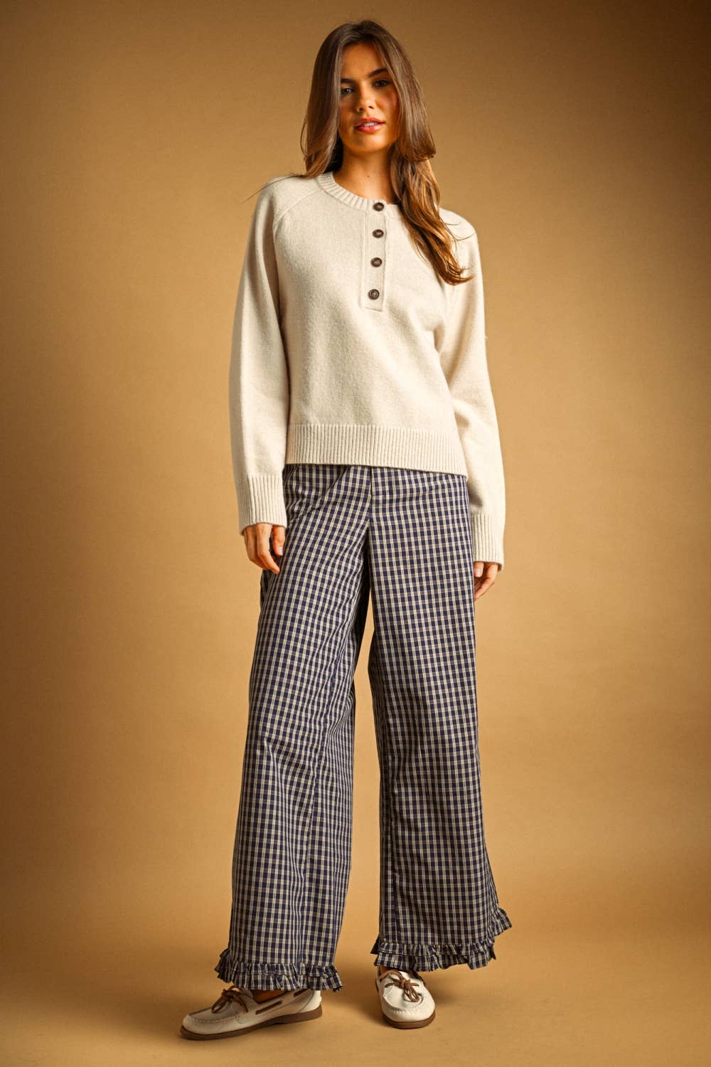 Half Button Sweater