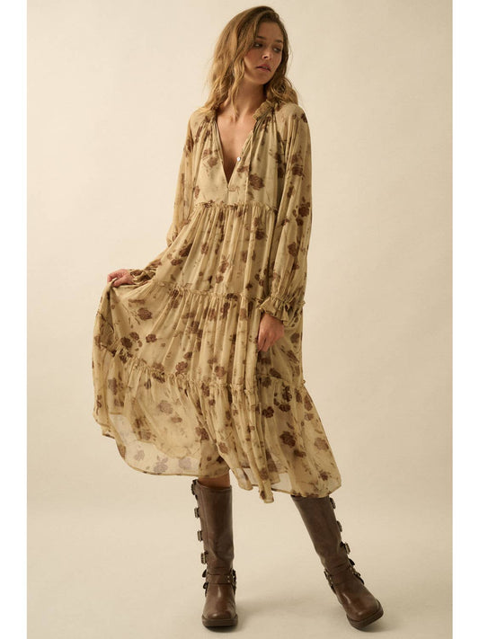 Laura's Floral Midi