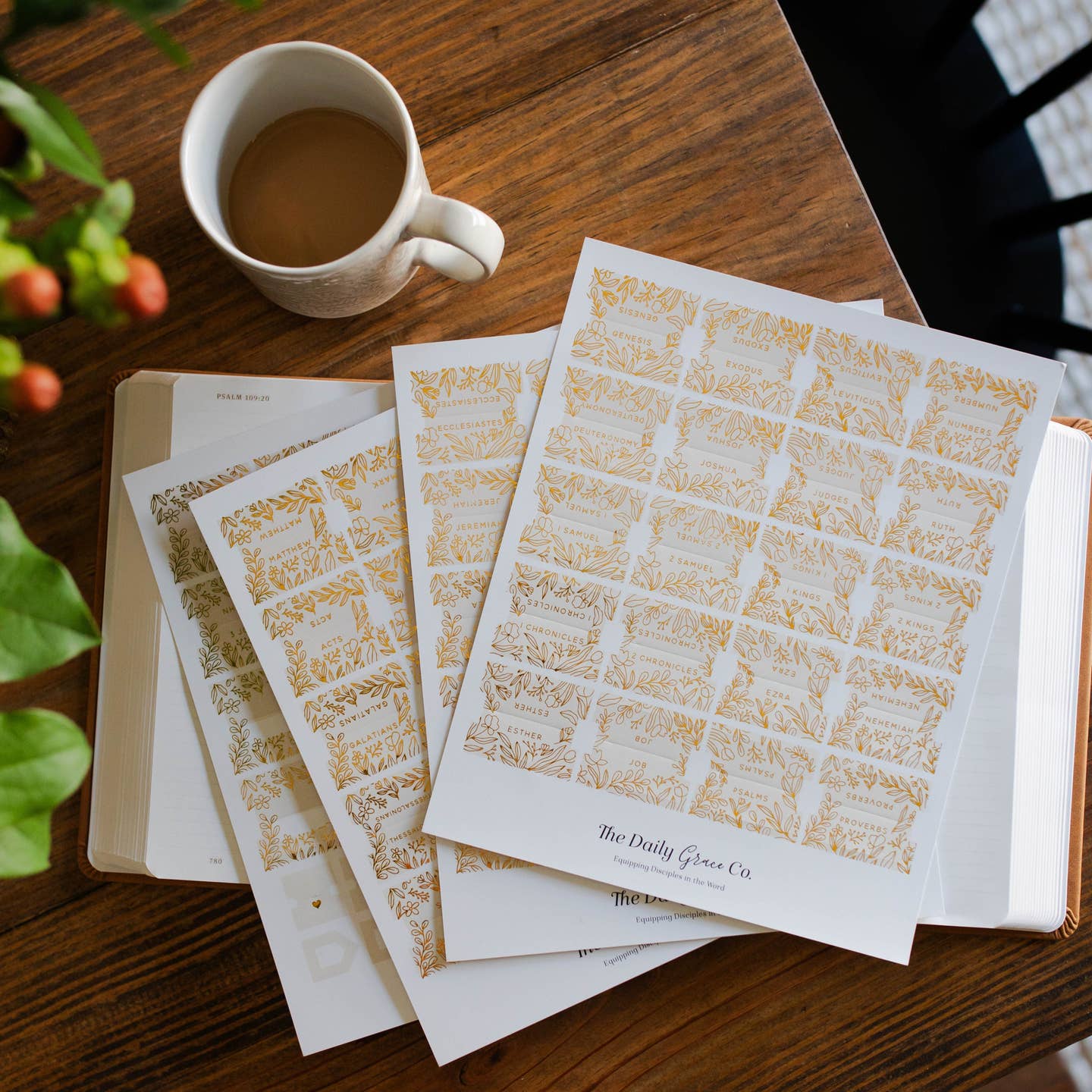 Gold Foil Bible Tabs