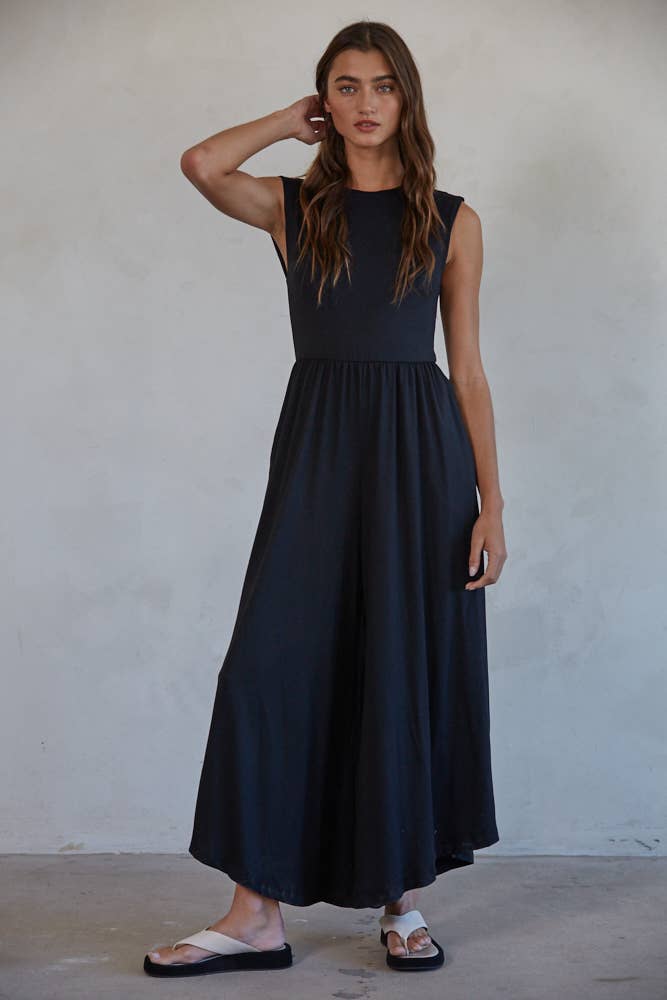 Jet Black Jumpsuit