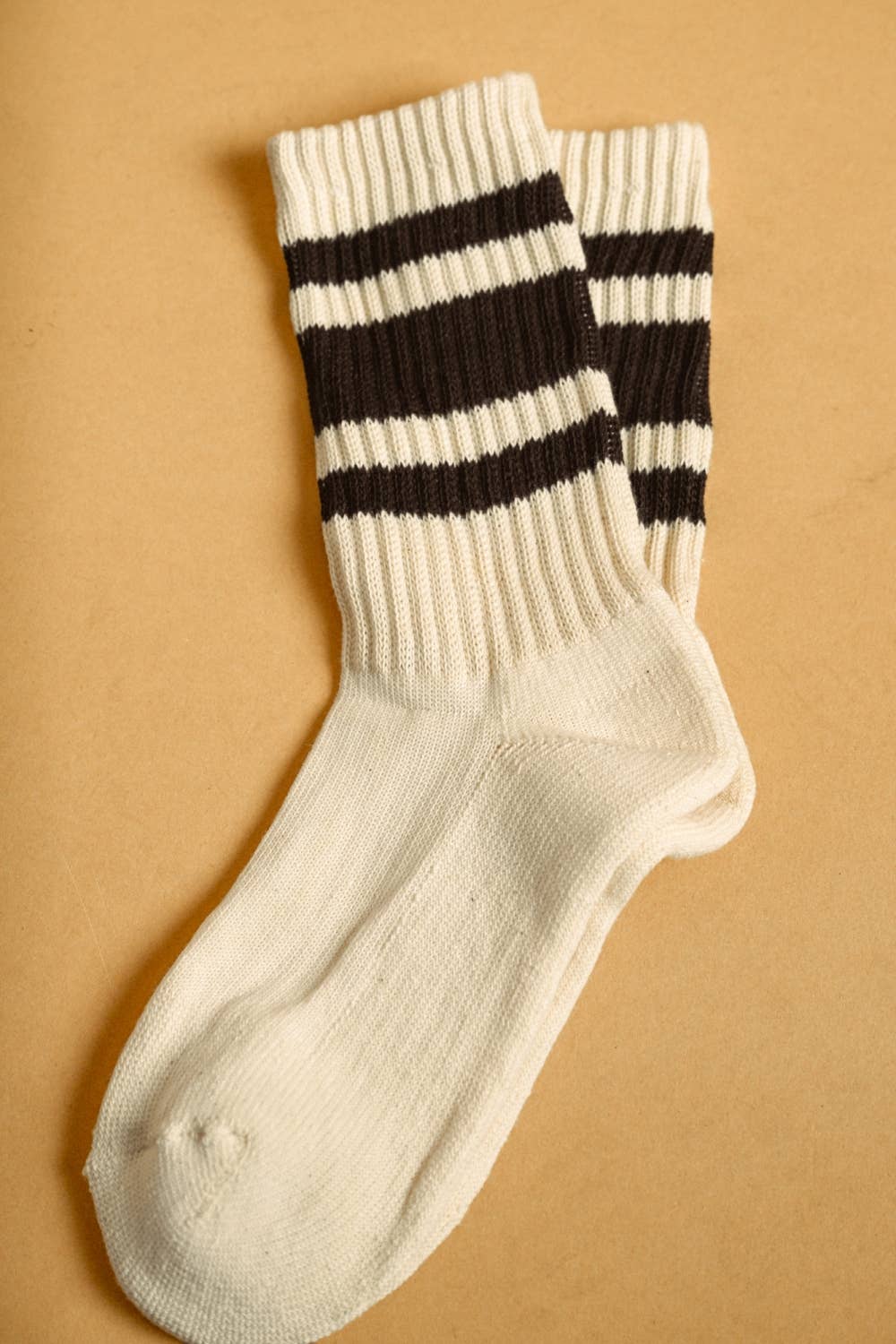 Retro Stripe Crew Socks