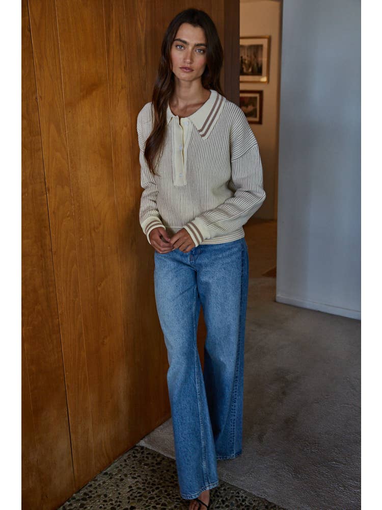 Ribbed Knit Sweater