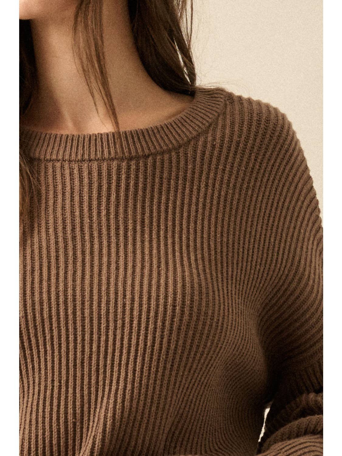Contrast Stitch Sweater