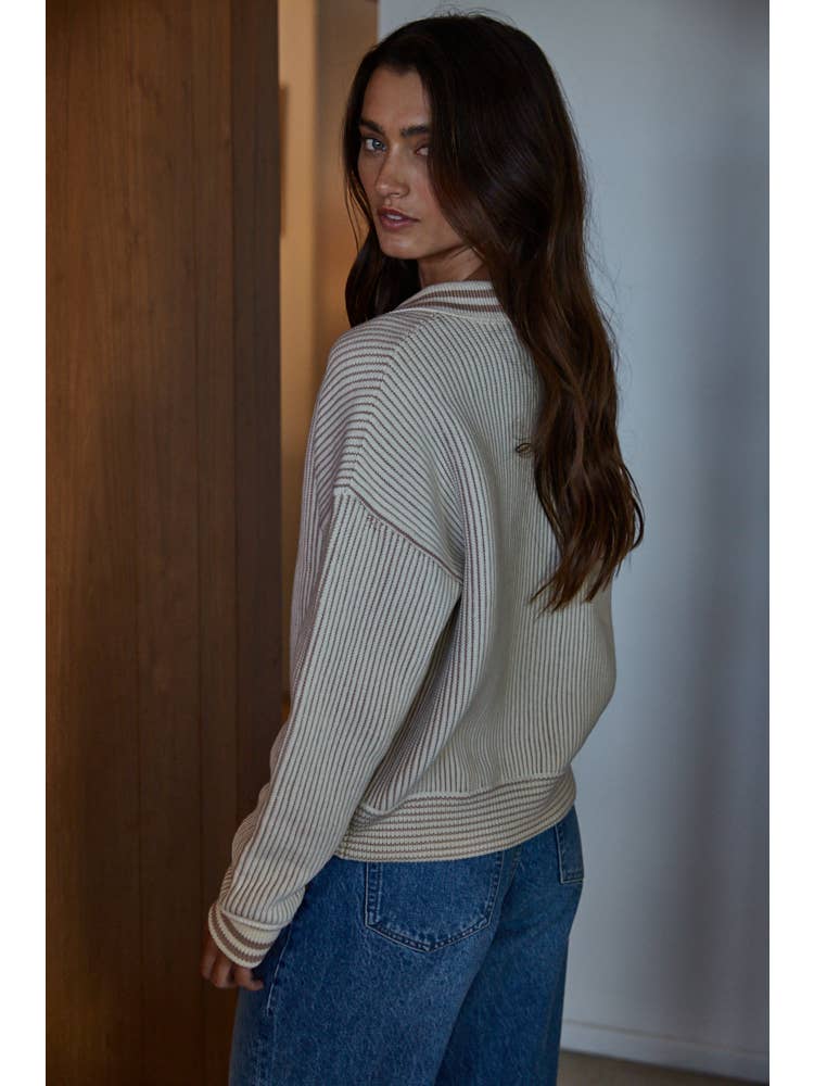 Ribbed Knit Sweater