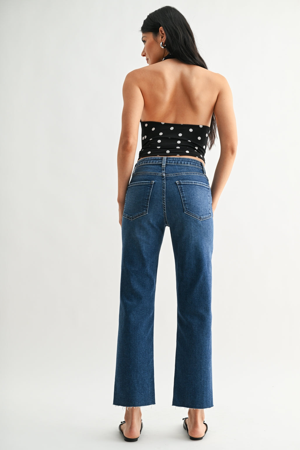 Emily's Raw Hem Jeans