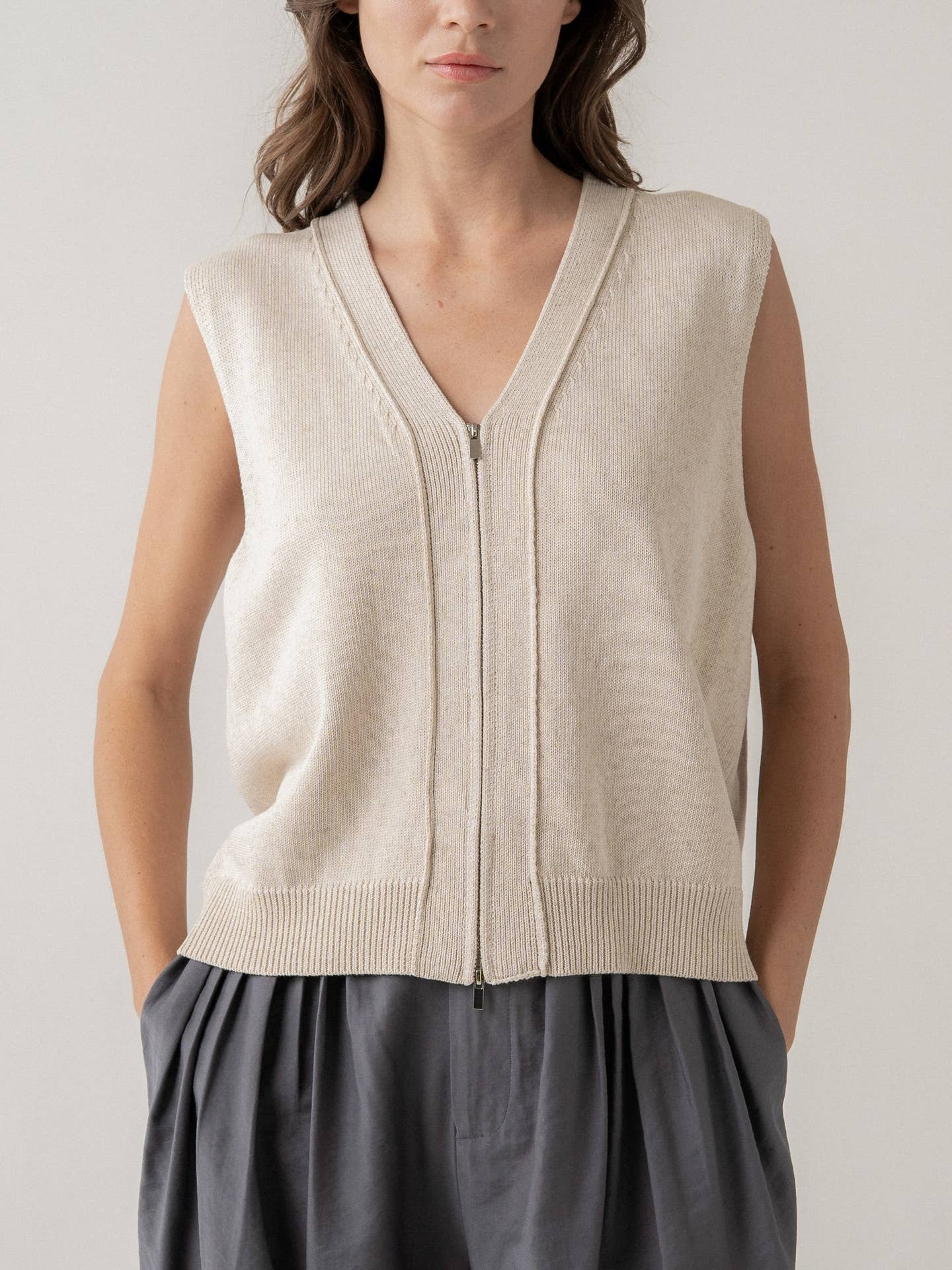 Two-Way Zip Vest