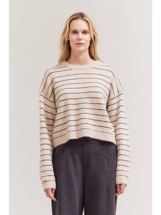 Striped Knit Sweater